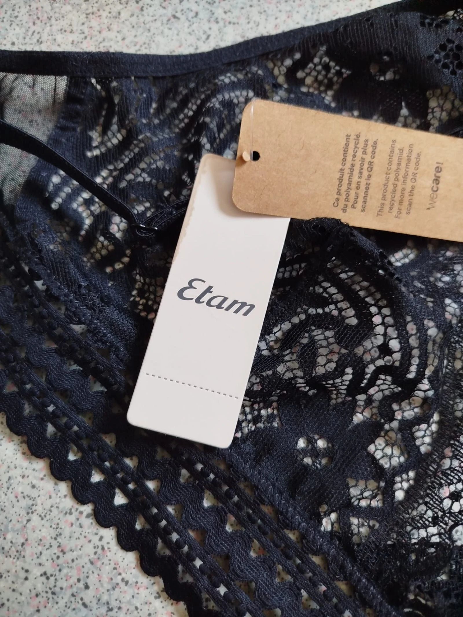 Etam soutien gorge triangle sans armature 90C  – photo 8